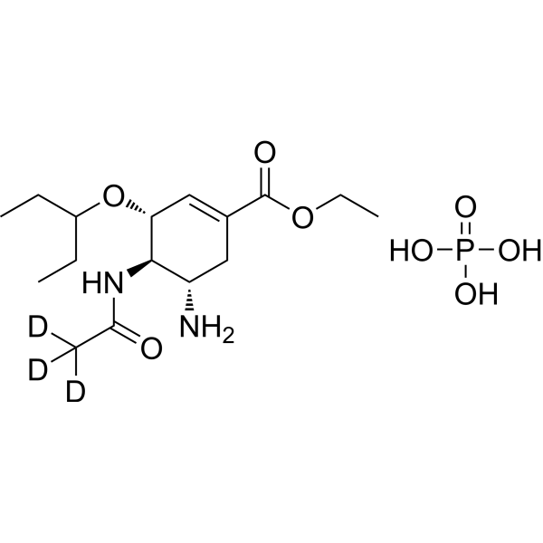 Oseltamivir-d3 phosphate (GS 4104-d3 (phosphate))